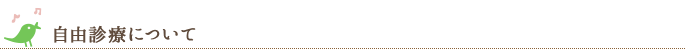 自由診療について